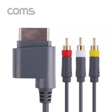 게임기 AV 1.8M 케이블 XBoxto3RCA XBox360용 SW78A2E4, 1개, 모델명