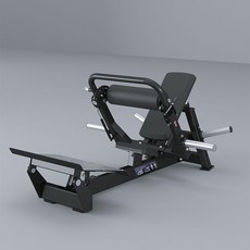 힙쓰러스트 머신 가정용 헬스장 둔근 홈짐, 새로운 힙 브릿지 머신 (블랙)