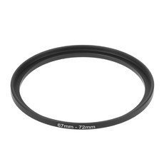 67mm에서 72mm 금속 스텝 업 링 렌즈 어댑터 필터 카메라 도구 액세서리 신제품, 1개, 4NB800368_LZQ, Black