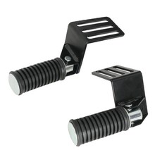 機車改裝前置腳踏板：延伸摺疊設計 鋁合金材質 適用電動車, 黑色, 電動車