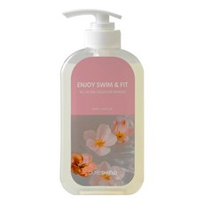 인조이스윔 앤 핏 수영장 헬스장 샴푸 바디워시 수영 염소 냄새 제거 올인원 워시 포우먼 500ml, 600g, 1개