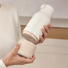 해님 배터리 분리형 가열 휴대용 분유포트+고속충전기세트, 휴대용분유포트+고속충전기세트, 1세트