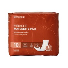 마더케이 여성용 미라클 산모패드 10매 1개, FREE(onesize), 10개입