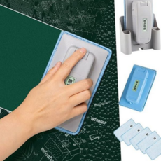 칠판 물 지우개 가정용 휴대용 스프레이 보드 물 지우개 극세사 패드 분필 클리너 마카 세정 청소 유리