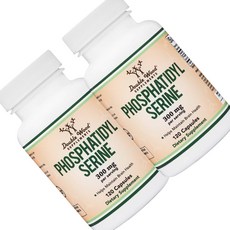 더블우드 PS 포스파티딜세린 300mg 기억력 집중력 향상 보충제, 120회분, 2세트