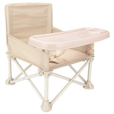 이유베이비 부스터 휴대용 유아 식탁 의자, 베이지, 1개