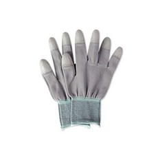 PU-TOP 코팅 폴리 장갑 S 회색 10켤레 NAVI, 1