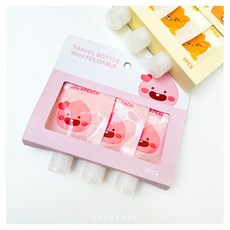 Kakao Friends 旅行 萊恩, 1個, 桃子分裝袋 - 30ml / 3入, 30ml