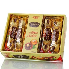 芙蒂亞金莎巧克力球禮盒裝48粒，脆米夾心零食，獨立包裝，送禮首選, 1個, 直徑3cm約11克每顆【工廠直營】,2袋*4顆/袋散裝試吃裝（約90克）