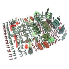 QDY 플라스틱 플레이 세트 4cm 군인 액션 피규어 스케일 차량 포함 - 519개, 설명, 멀티 컬러, 멀티 컬러, 1개