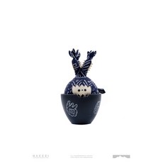 Hakkei 羅本象牙宮豆吉 純棉布偶 HRCPRD23-1023 可愛造型 手工製作 居家擺飾, 1個