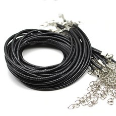목걸이줄 가죽 코드 조정가능 로프 DIY 팔찌 쥬얼리