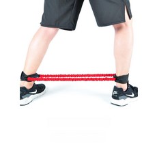 [발목강화 필수템] 사이드스텝 저항밴드 발목스트랩 요가 하체운동, 3. 레드 20lb
