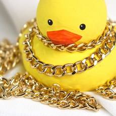 데코 장식 미니어처 파츠 액세서리 - 골드체인장식 볼드 데코, 5m(1m×5), 5m(1m×5)