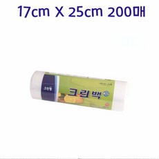 크린랲 롤백 17cm x 25cm 200매, 2개