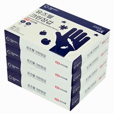 찐스토어 유즈웰 크린장갑 위생장갑 비닐장갑 200매, 4개, 200개입