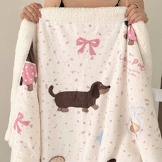 귀여운 캐릭터 보온 담요