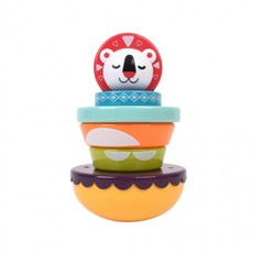 h37 라이언 오뚝이 링 쌓기 SL83020 영유아 롤리폴리 링걸이, 1개, 1개