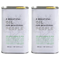 테레프란체스카네 엑스트라 버진 올리브 오일, 2개, 500ml