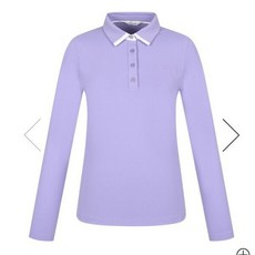 핑 여성 포인트 카라 긴팔 티셔츠 121D3TO052_ VO_YS 224990