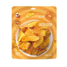 씨플 꿀구미 고구마칩 바삭한 황금 고구마 스낵 5개/10개 110g, 110g허니맛*5봉지