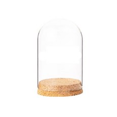 玻璃展示罩 軟木塞底座, 04.柱形8.5*12cm