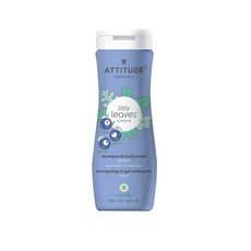 ATTITUDE艾特優 兒童2合1洗髮沐浴露 473ml, 1個, 藍莓