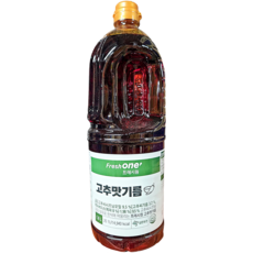 프레시원 고추 맛 기름 1.8L 한식용 조미유, 1개