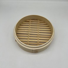竹製蒸籠 8寸鋁牙釘底 24.3公分 透氣性佳 保留食材原味, 1個, 蒸籠8寸鋁牙釘底（24.3公分）
