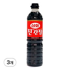 삼화식품 진간장, 900ml, 3개