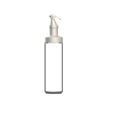 CARAP 玻璃油瓶 傾斜按壓油嘴 調味瓶 500ml, 500ml - 冷雲灰, 1個