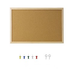 코르크 게시판 콜크 보드 학교 사무실 메모판 40X60