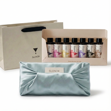 수녹 보자기 포장 선물세트 원두 콜드브루 원액 쇼핑백 포함, 1개, 연두 보자기 포장 + 쇼핑백