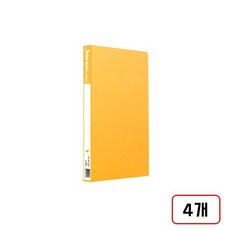 PP스프링화일 상철(군자/HC627E), 4개, 노랑