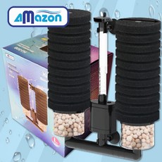 다팜아쿠아 아마존 HJ-50B 3W DIY 볼 여과재 추가 저소음 모터 일체형 바이오 스펀지 여과기, 1개