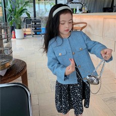 小不點兒 女童春秋裝洋氣時髦氣質女孩上衣