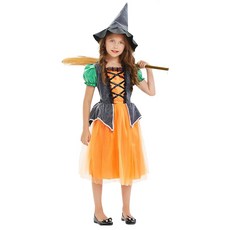 洋洋小品 萬聖節服裝 小魔女巫婆裝 兒童巫婆裝扮服 小紅帽 魔法公主 童話故事巫婆