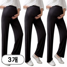 차쿠 1+1+1 여성 임산부 바지 고탄력 스판 바지 임산부 산후조리원 팬츠 임산부 체형커버 모달임부통바지