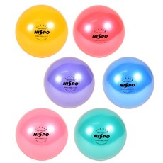 니스포 리듬체조 공 키즈 아동 리듬볼 학원 학교체육 방과후 수업 용품 도구, 5인치 키즈, 1개