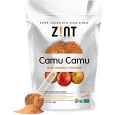 Camu Camu Powder Natural Vitamin C by Zint: Raw Antioxidant Superfood - Support Booster & Anti Ag, 1개