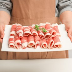 한장씩 얇게 핀 우삼겹 소고기 샤브샤브, 1개, 1kg