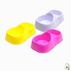 OS MPS 마야 더블식기 대 랜덤1개 애완견밥그릇 사료그릇