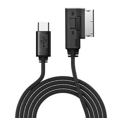 17 /16 /15 및 Type-C 장치용 Untvie USB-C to MMI Aux 케이블 Audi 2011-2016 A3 /A4 /A5 /A6 /A8 /S6 /S8 /S8