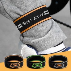 시그니처베이지 자전거 런닝 달리기 등산 반사 발목 각반 안전 밴드 YPZ397, 그린, 1세트