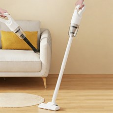 충전식 무선 청소기 멀티 핸디 청소기 2in1 핸드형 스탠딩형 강력 흡입 초경량, 하얀색, TG-551