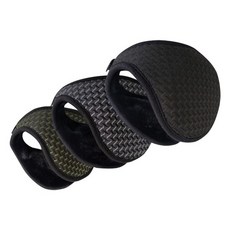 방한귀마개 그루브스타 패턴 귀마개 극세사안감 방한용품, 그레이