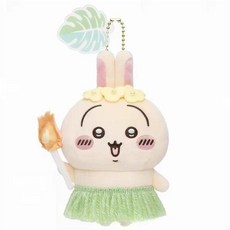 먼작귀친구들 하와이 훌라시리즈 인형 키링 가방장식 펜던트 선물, 1개, 우사기, 10cm