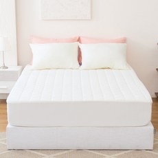 코팅블루 먼지없는 포근한 호텔 누빔 매트리스커버