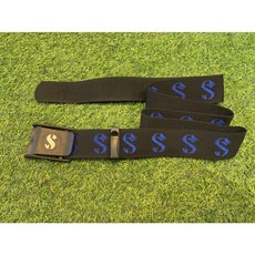 島嶼潛水 SCUBAPRO 潛水 自潛 配重腰帶 皮帶 塑膠扣, 黑底藍字