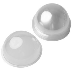 로모주 원형 PVC 투명반구 공예용 만들기재료, 18개, 투명(대/16cm)